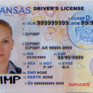 Fake driver license Arkansas