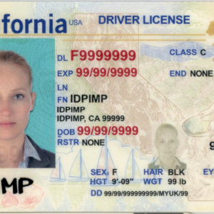 Fake driver license California