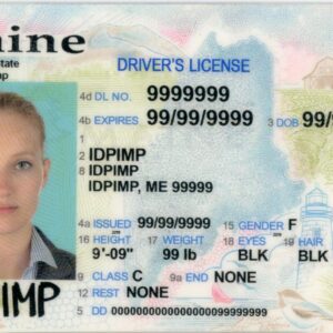 Fake driver license Maine