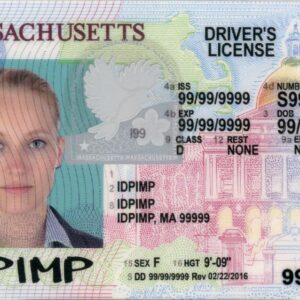 Fake driver license Massachusetts