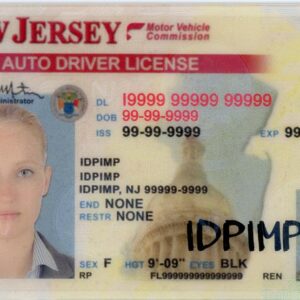 Fake driver license New Jersey