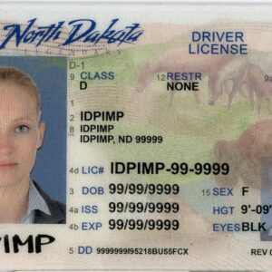 Fake driver license North Dakota