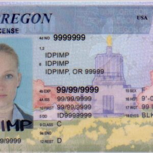 Fake driver license Oregon