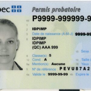 Fake driver license Quebec Canada