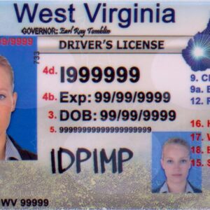 Fake driver license West Virginia